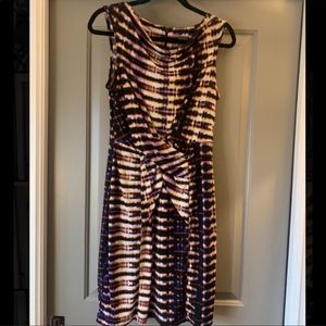 Taylor cowl neck dress EUC sz4